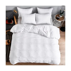 OEKO TEX 100% Polyester Fluffy Luxury Duvet Cover Bedding Set Modern Woven Techniques Exclusive Style