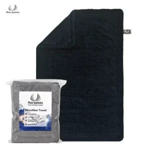 OEKO TEX BSCI 1200GSM Polyester Polyamide Twisted Loop Edgeless Car Drying Auto Detailing Car Wash Towel