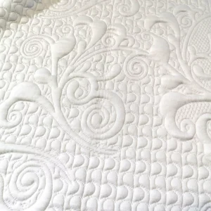OEKO TEX Certified 100% Polyester Waterproof Yarn Dyed Flame Retardant Weft Jacquard Knitted Fabric for Home Textile Mattress