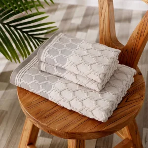 OEKO-TEX Certified 550gsm Cotton Kitchen Towels 40x68cm Woven Design Compressed Dish Washing Towels