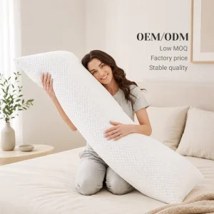 OEKO TEX Certified Custom Emovable Pillowcase Maternity Support Fluffy and Firm Full Body Pillow for Bed Rest