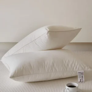 OEKO TEX Certified Factory Direct Rectangle Shape 100% Cotton Polyester Super Soft Modern Home Neck Sleeping Pillow