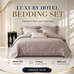 OEKO TEX Certified Lyocell Jacquard Duvet Cover Set Lavender Purple Floral Damask 4Pcs Sheet Pillowcases Hotel Quality
