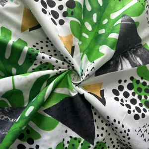OEKO TEX Certified Printed Woven Twill Bedsheet Fabric 100% Polyester Brushed Home Textile Curtains Garments
