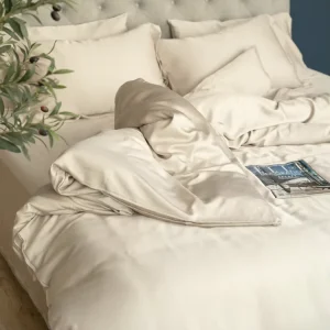 OEKO TEX Luxury Home 100% Eucalyptus Lyocell Tencel Bed Sheet Set Duvet Cover 100% Tencel Bedding Sheet Set