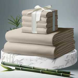 OEKO-TEX Smooth Soft Luxury Home 100% Original Bamboo Duvet Cover 4pcs 100% Bamboo Bedding Sheet Set