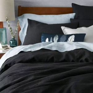 OEKO TEX Standard Bed Duvet Cover 100% European Flax Linen Bedding Sheet Set