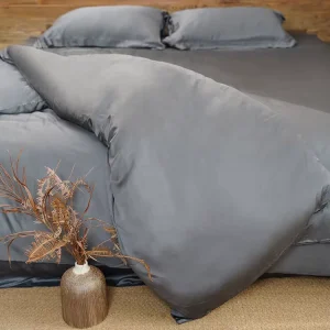 OEKO Tex New Designer Ultra Smooth and Silky Soft Cooling Organic Bamboo Duvet Cover Sets 100% Bamboo Bed Sheet