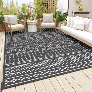 OEM Carpets Manufacturing Outdoor Patio Furniture Outdoor Straw Rug Plastic PP Patio Rug