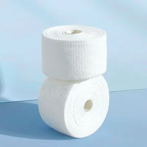 OEM Cotton Disposable Facial Tissue Towel Biodegradable Eco Friendly Makeup Removal Skin Care Soft Fabric Roll