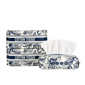 OEM Custom 50pcs Multiuse 100% Organic Viscose Wet and Dry Non Woven Disposable Face Towel for Sensitive Skin
