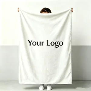 OEM Custom Flannel Fleece Blanket Printing With Logo 100% Polyester Warm Soft Sofa Printed Throw Blanket for Winter
