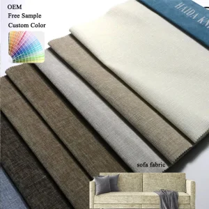 OEM Custom Knitted Chenille Fabric Yard Waterproof Shrink Resistant Medium Weight for Home Furniture Upholstery Bags