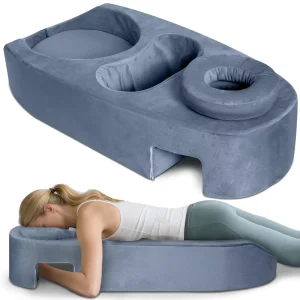 OEM Custom Pregnancy Massage Cushion with Headrest Full Body Prenatal Bolster Maternity Pillow