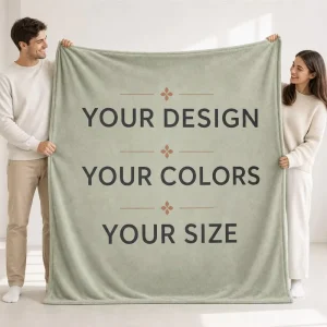 OEM Custom Printed Flannel Fleece Throw Blanket 100% Polyester Soft Warm Sofa Bed Blanket Personalized Logo Multiple Sizes