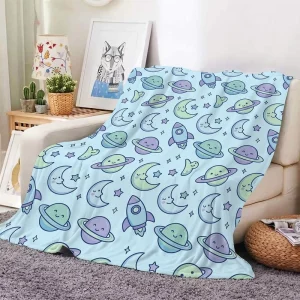 OEM Custom Weighted Knitted Flannel Throw Blanket Soft Calming Lightweight Breathable Skin Friendly All Season for Anxiety