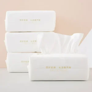 OEM Customize logo Disposable Cotton Towels Factory Cotton Tissues Face Clean Free Sample