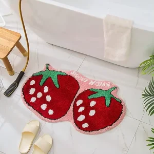 OEM Design Non slip Quickly Absorbent Plush Microfiber Kids Play Room Bedroom Mat Tufted Bath Mat