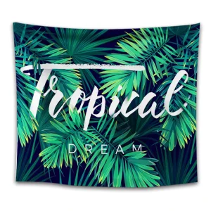 OEM Digital Print Sublimation Tapestry Wall Hanging Custom Logo Printed Wall Hanging Tapestry for Home Decor
