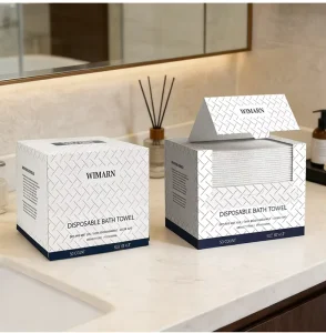 OEM Disposable Face Towels Thickened Viscose Fiber Soft & Comfortable Customizable Spunlace Nonwoven Fabric