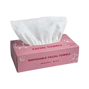 OEM Disposable Facial Towel for SPA and Salon Super Water Absorbent Pearl Pattern Cotton Tissue