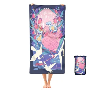 OEM Eco Friendly Super Absorbent Quick Dry Bath Towels Vacation Essentials Custom Sand Proof Beach Towels for Summer Beach