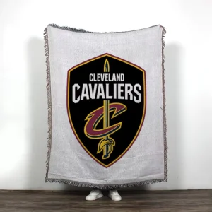 OEM Factory Custom High Quality Polyester Cotton Basketball Team Pattern Warp Jacquard Fringe Woven Tapestry Blanket