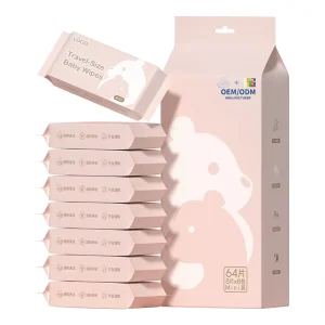 OEM Factory Customized Natural Mini Pocket Size Wet Wipes Soft Face Hand Cleaning Wipes Portable Wet Tissue