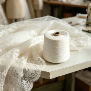 OEM Factory Price 21S Spun 100% Polyester Yarn High Tenacity White Raw Material for Textile Weaving Knitted Products and Sewing