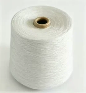 OEM Factory Price 21S Spun 100% Polyester Yarn White Raw Material for Textile Weaving Knitted Products Sewing