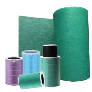 OEM Factory Skeleton Non-woven Fabric Short Fiber Polyester Wetlaid Nonwoven Filter Support Material
