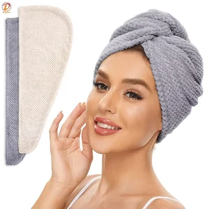 OEM Hair Drying Towel Large Microfiber Head Towels Wrap Curly Hair Care Drying Towel Turban for Wet Hair Fast Dry for Women