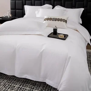 OEM Hotel Linen Flat Fitted Sheet 100% Cotton Hotel Bed Sheet Hotel Linen Bedding