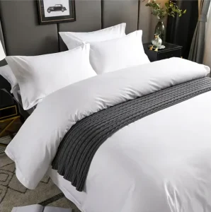 OEM Hotel Linen Flat Fitted Sheet 100% Cotton Hotel Bed Sheet Hotel Linen Bedding