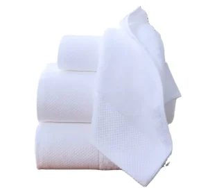 OEM Hotel Towel Set Premium Cotton Bath Hand Washcloth Towels for Resort Salon Supplier