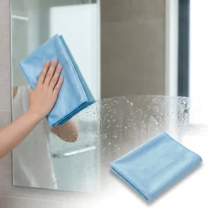 OEM Lint Free Microfiber Glass Cleaning Towel Factory Direct Quick Dry Streak Free Window Cloth for Kitchen Car
