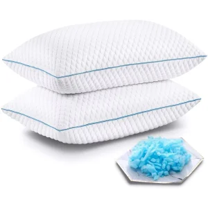 OEM Luxury Hotel Shredded Memory Foam Pillows for Stomach and Back Sleepers Hypoallergenic Gel Memory Foam Pillow