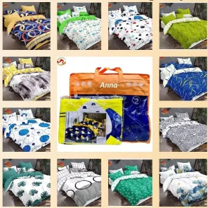 OEM Manufacturer Draps De Lits Bedsheet Set 3/4/5/6 Pcs Printed Bed Flat Fitted Sheets Cover Bedding Sets