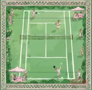 OEM Modern Hand Painted Noise Reducing Non Slip Soundproof Polyester Mahjong Table Mat Game Desk Custom Table Pad