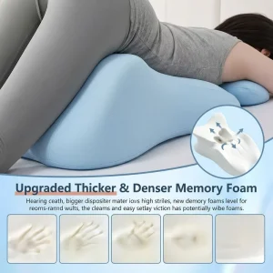 OEM Multifunctional Ergonomic Orthopedic Back Support Body Positioner Pillow High Density Memory Foam Wedge Cushion Removable