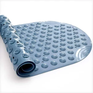 OEM New Design Non Slip Bubble Shower Mat Bathroom Quick Drying Thickened Feet Rug Spa Massage Pad Carpet With Foot Scrubber