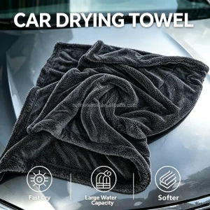 OEM ODM 1200GSM Microfiber Car Drying Towel Edgeless Large Size Softer Multi purpose Auto Wash Towel Car Towels