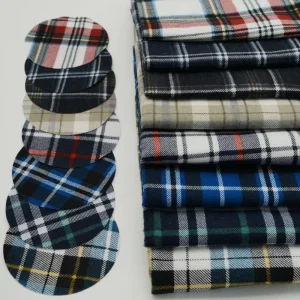 OEM ODM Accepted Brushed Lightweight Eco Friendly Soft Hand Feel Flannel Fabric Skin Friendly for Boys Shirts Dress