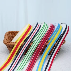 OEM ODM Colorful Backpack Cotton Webbing Belt Straps Edge Binding Webbing For Bags Conveyor Belt