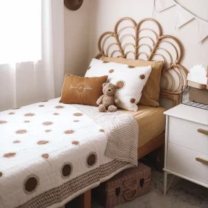OEM ODM Custom Single or King Single Quilt Blanket 100% Cotton Soft Durable Material