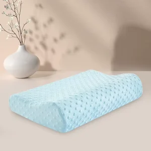 OEM & ODM Customizable Modern Memory Foam Neck Pillow with Solid Marine Patterns Cooling Feature Customizable Color & Logo