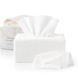 OEM ODM Disposable Cotton Face Towel for Sensitive Skin Feminine Use for Cleaning