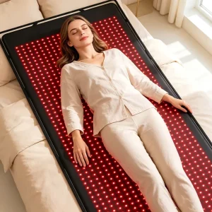 OEM ODM Full Body Mat Red Light Therapy Pad 660nm 850nm Infra Light Therapy Blanket for Home Use