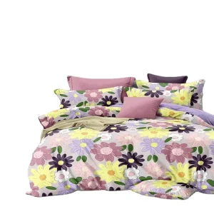 OEM ODM King Size Bedsheet Bedding Set Luxury Cadar Juegos Sabanas De Cama Drap De Lit for Home