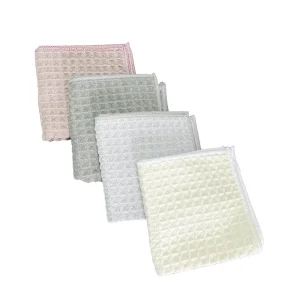 OEM ODM Lint Free Microfiber Waffle Weave Towel Premium Reusable Cleaning Cloth for Glass Window Car Detailing Cleaning